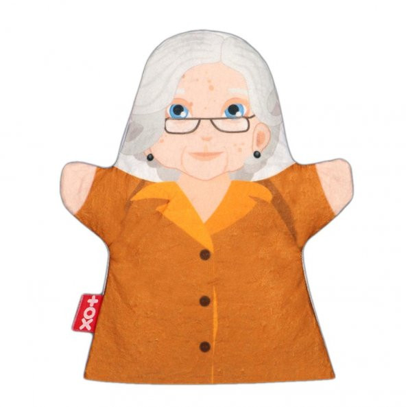 Babaanne Aile Bireyleri Keçe El Kukla T336 ürün görseli 1