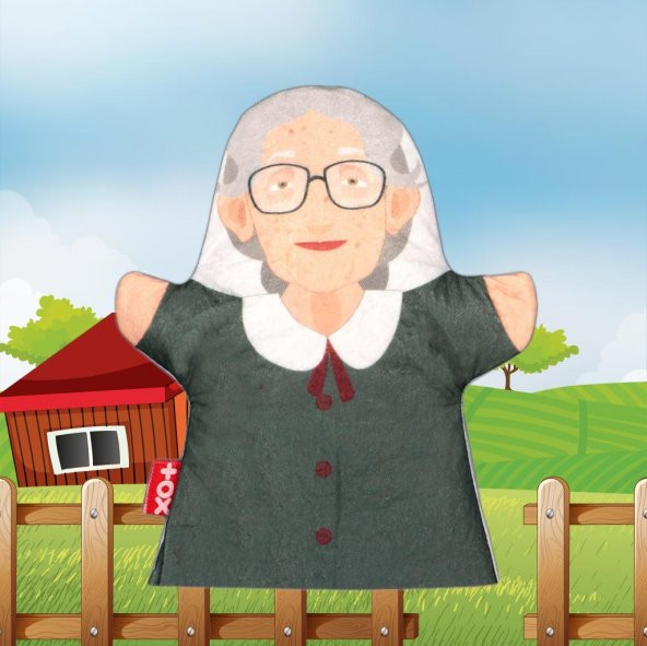 Anneanne Aile Bireyleri Keçe El Kukla T335 - Resim 5