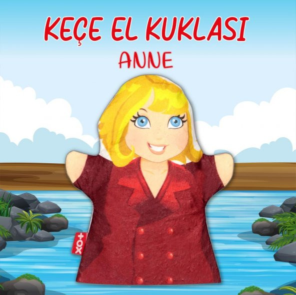 Anne Aile Bireyleri Keçe El Kukla T341 - Resim 2