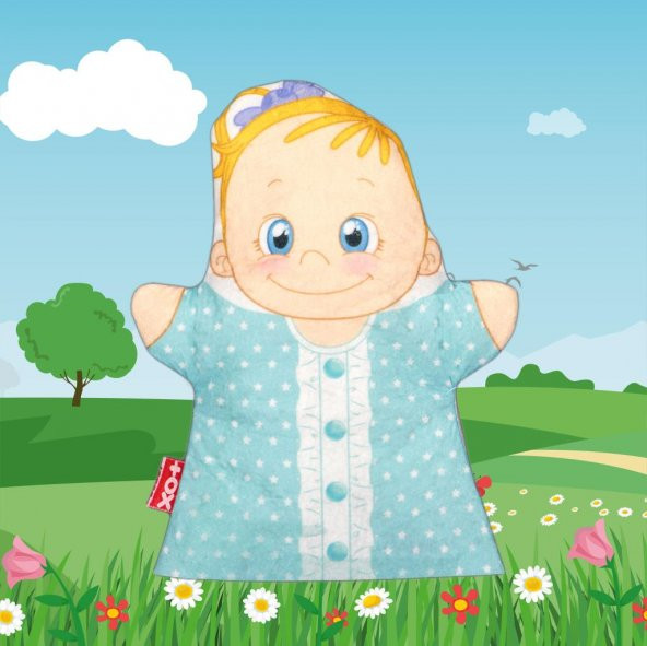 Bebek Aile Bireyleri Keçe El Kukla T338 - Resim 5