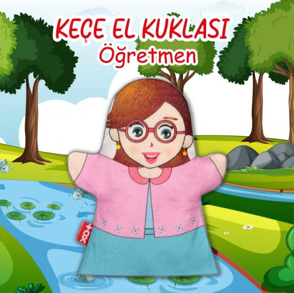 Öğretmen Meslekler Keçe El Kukla T330 - 2