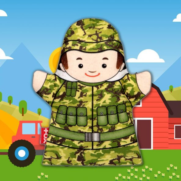 Asker Meslekler Keçe El Kukla T331 - Resim 5