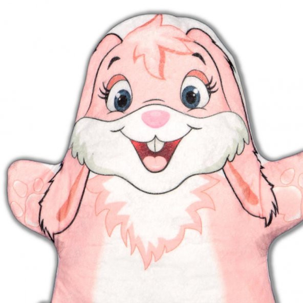 Tavşan Evcil Hayvanlar Keçe El Kukla T316 - Resim 3