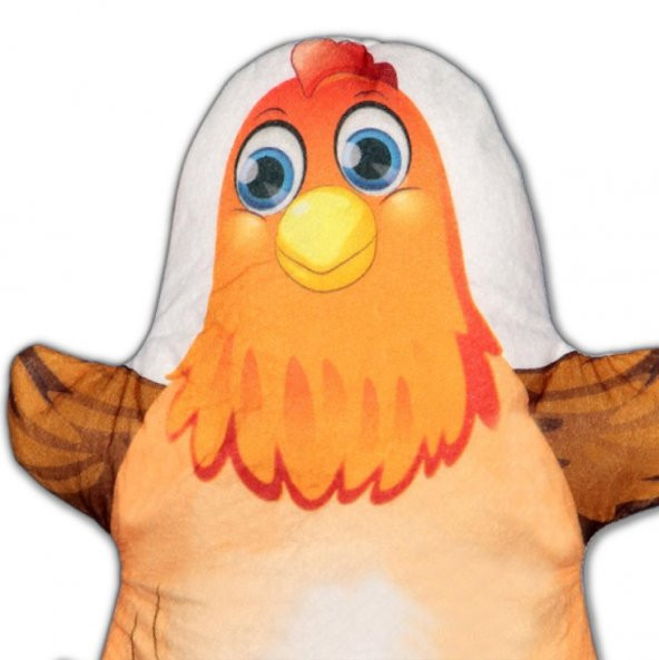 Tavuk Evcil Hayvanlar Keçe El Kukla T317 - Resim 3