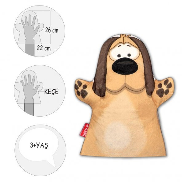 Köpek Evcil Hayvanlar Keçe El Kukla T319 - 4