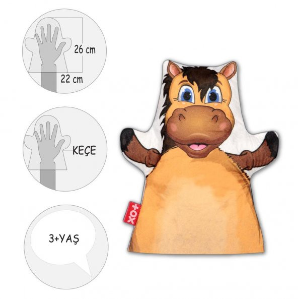 At Evcil Hayvanlar Keçe El Kukla T321 - Resim 4