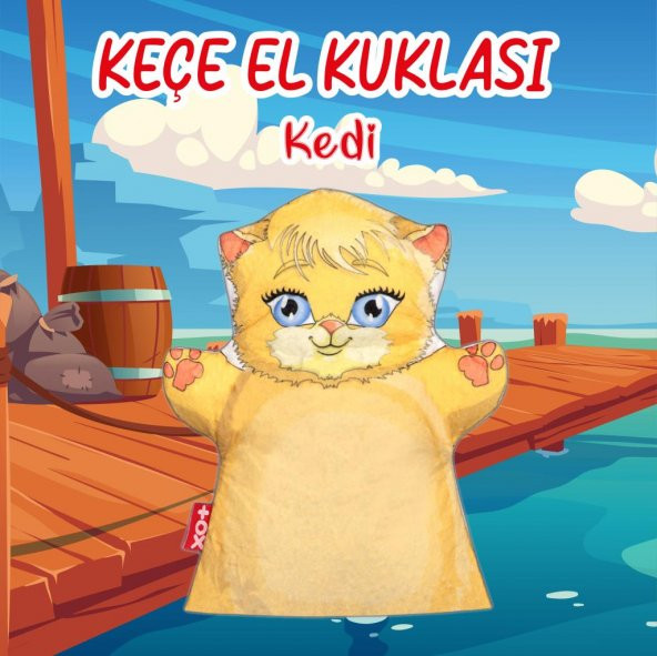 Kedi Evcil Hayvanlar Keçe El Kukla T313 - Resim 2
