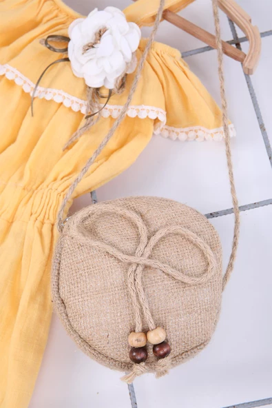 Babyhola Kız Çocuk Çantalı Batik Tulum 2582 - 4