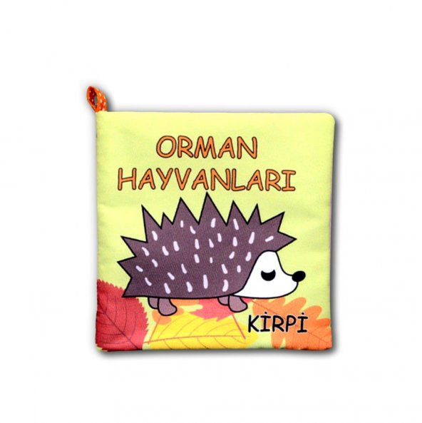 Orman Hayvanları Kumaş Sessiz Kitap T055 - Bez Kitap