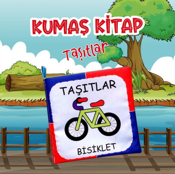 Taşıtlar Kumaş Sessiz Kitap T050 - Bez Kitap - 2