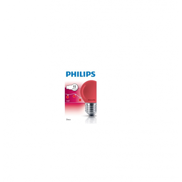 Philips Party 15W E27 220-240V KIRMIZI AMPUL