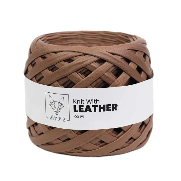 Ritzz Leather Açık Kahve Deri ip