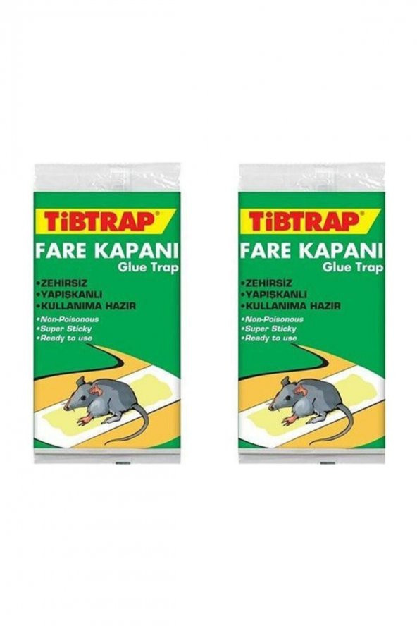 Tibtrap Zehirsiz Yapışkan Yüzeyli Kullanıma Hazır Fare Kapanı 1 Karton