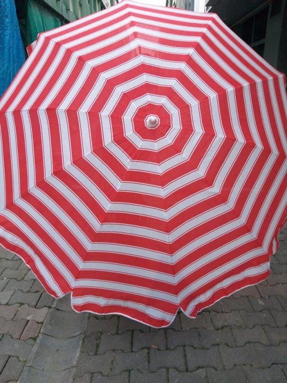 2 Metre Gölgelik Şemsiye Plaj Balkon Bahçe Teras Şemsiyesi