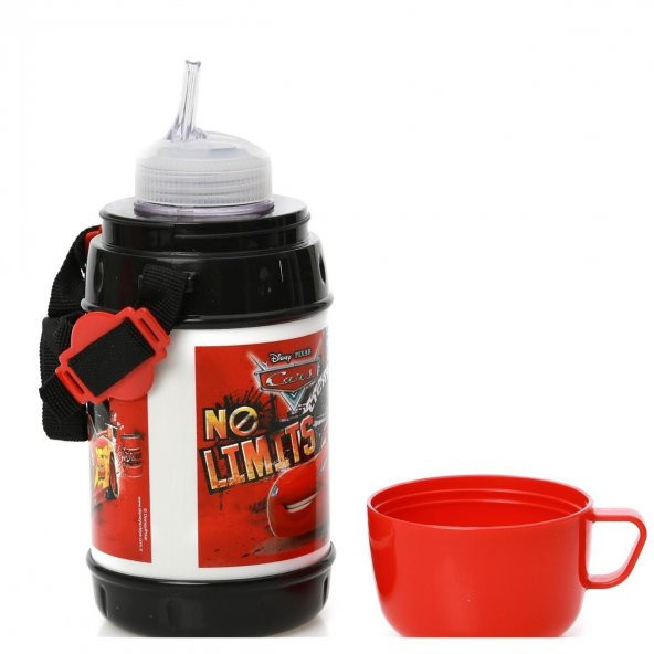 Hakan Çanta Disney Cars Arabalar Bardaklı Çelik Matara Suluk 78149 - 2