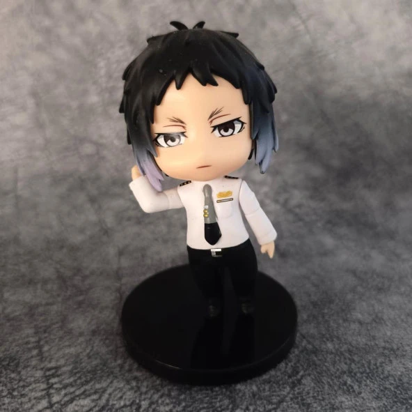 Figür Anime Bungou Stray Dogs Ryunosuke Akutagawa Karakter Figür Oyuncak Biblo 10 cm - Resim 4