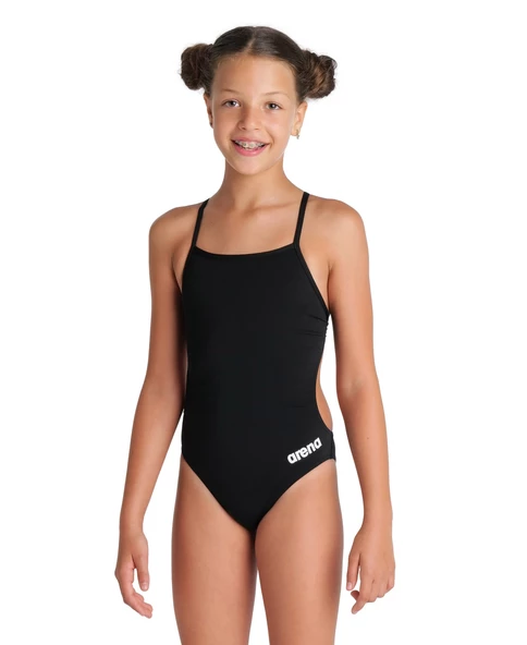 ARENA KIZ ÇOCUK YÜZÜCÜ MAYO GIRL'S TEAM SWIMSUIT CHALLENGE SOLID 004765550 YZM UK BEDEN - 2