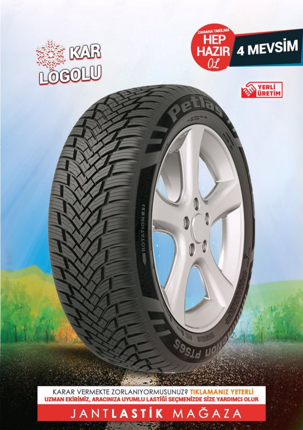 Petlas 195/60R15 88H MULTI ACTION PT565 4 MEVSİM KAR LOGOLU