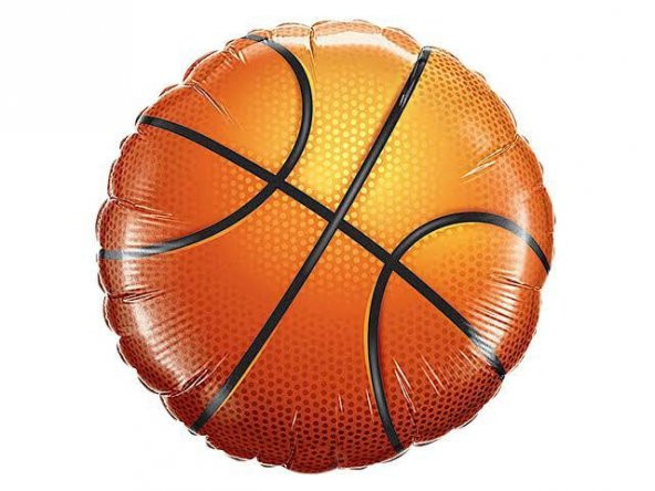 Basketball Topu Folyo Balon 18 inç 40 cm