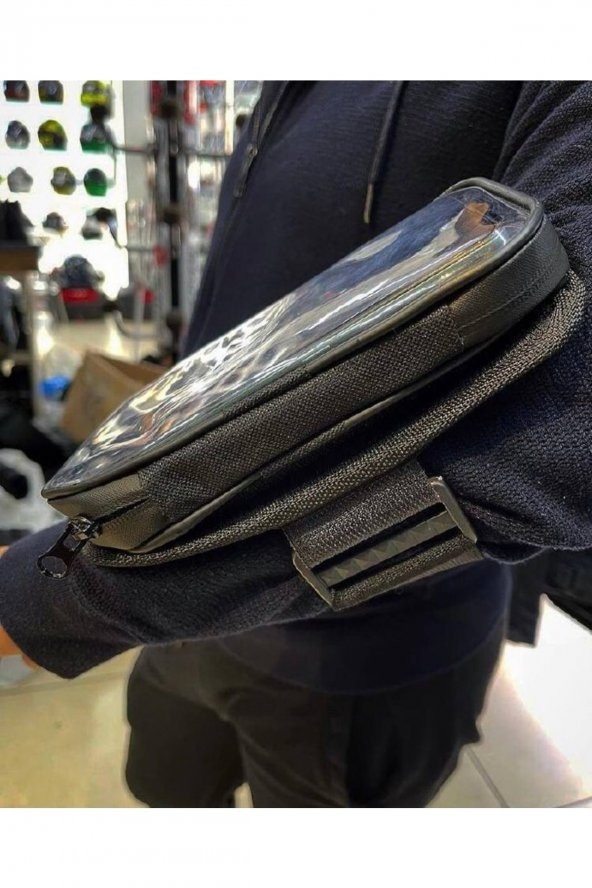 Motosiklet Kola Takılan Telefon Tutucu Kol Telefon Tutucu Su Geçirmez 6.7" (DAYANIKLI) - 5