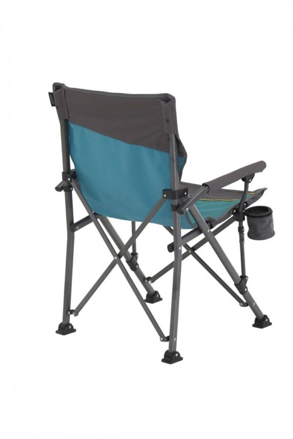Uquip Roxy Yüksek Konforlu & Takviyeli Katlanır Kamp Sandalyesi Mavi - 4