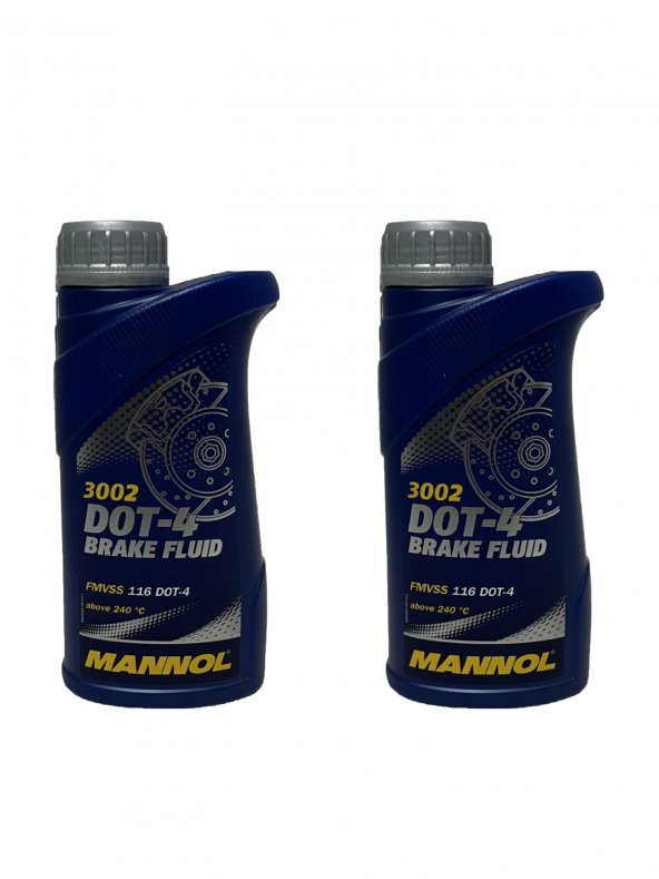 Mannol Dot-4 Fren Yağı 455 Gr. 2 Adet