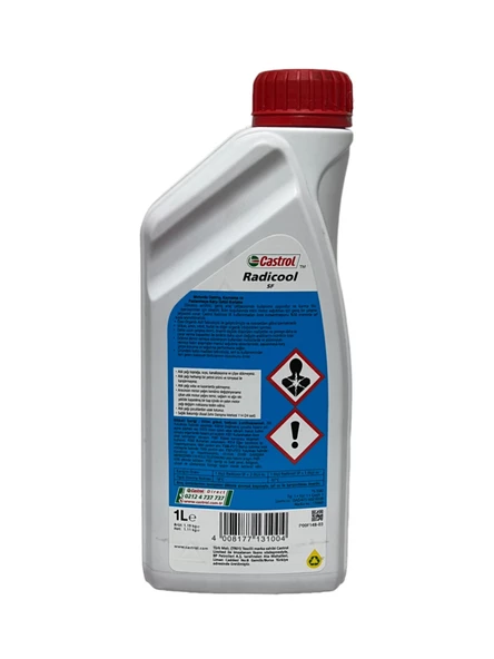Castrol Radicool SF 4 Mevsimlik Kırmızı Antifriz 1 Litre 2 adet - Resim 4