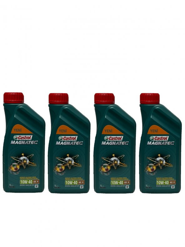 Castrol Magnatec 10W-40 A3/B4 Motor Yağı 1 Litre 4 Adet