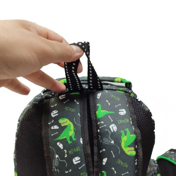 T-rex Baskılı Erkek Çocuk Okul Sırt Çantası - 4