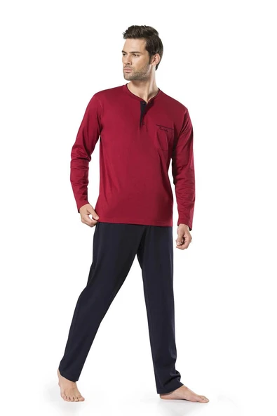 Pierre Cardin Erkek Pijama Set Takım - 6
