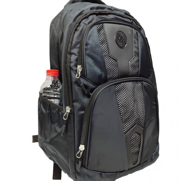 Spor Model Sırt Çantası Leptop Bölmeli Siyah Renk - 2