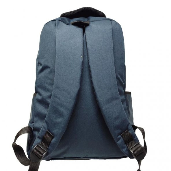 Çapraz Parça Detaylı Sırt Çantası Lacivert Renk - 4