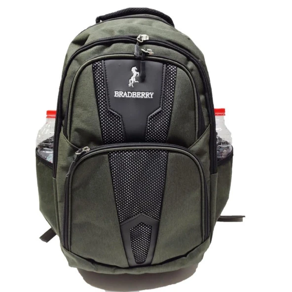 Spor Model Sırt Çantası Leptop Bölmeli Haki Renk - 6