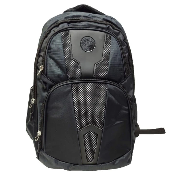 Spor Model Sırt Çantası Leptop Bölmeli Siyah Renk - 6