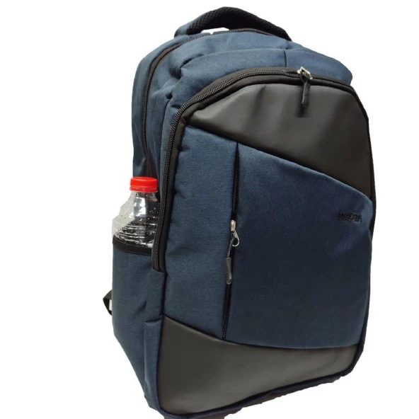 Çapraz Parça Detaylı Sırt Çantası Lacivert Renk - 10