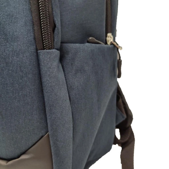 Laptop Bölmeli Spor Model Sırt Çantası Lacivert Renk - 10