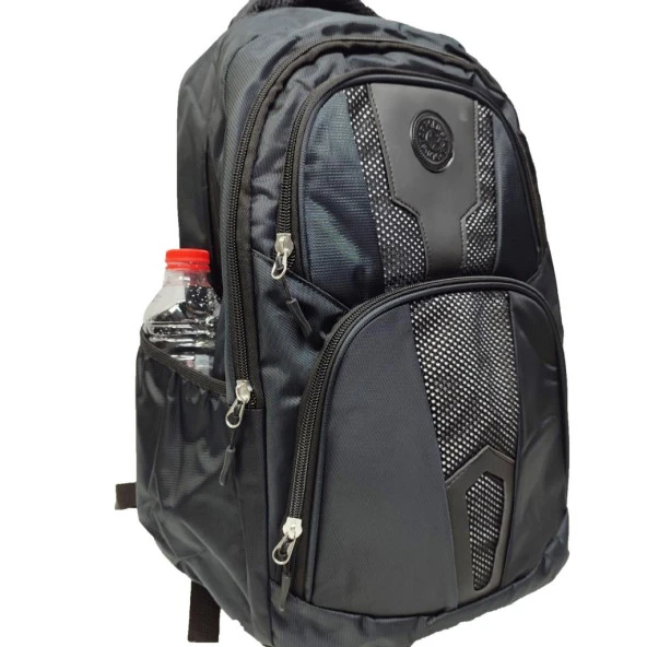 Spor Model Sırt Çantası Leptop Bölmeli Siyah Renk - 7