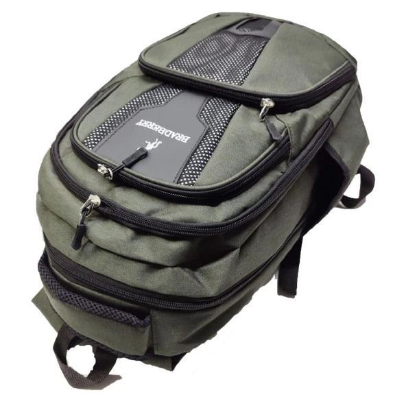 Spor Model Sırt Çantası Leptop Bölmeli Haki Renk - 8