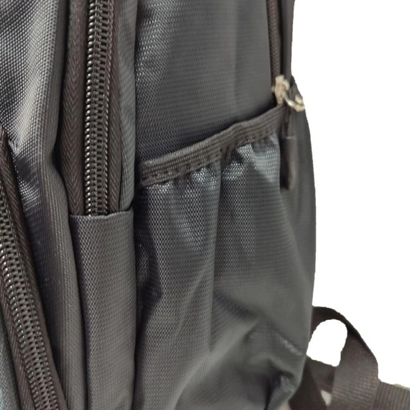 Spor Model Sırt Çantası Leptop Bölmeli Siyah Renk - 8