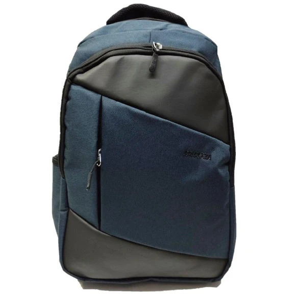 Çapraz Parça Detaylı Sırt Çantası Lacivert Renk - 9