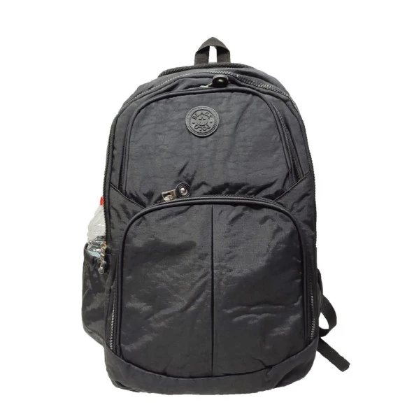 Krinkıl Kumaş Sırt Çantası Siyah Renk - 11