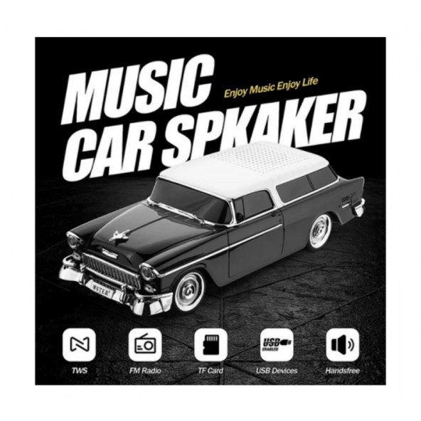 Wster Chevrolet WS-1955BT Belair 1955 Model Araba Bluetooth Hoparlör - 8