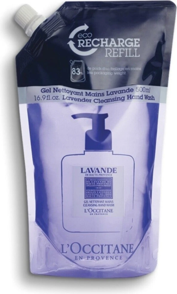LOccitane Lavanta El Temizleyici Ekolojik & Ekonomik Yedek - Lavender Hand Wash 500 ml