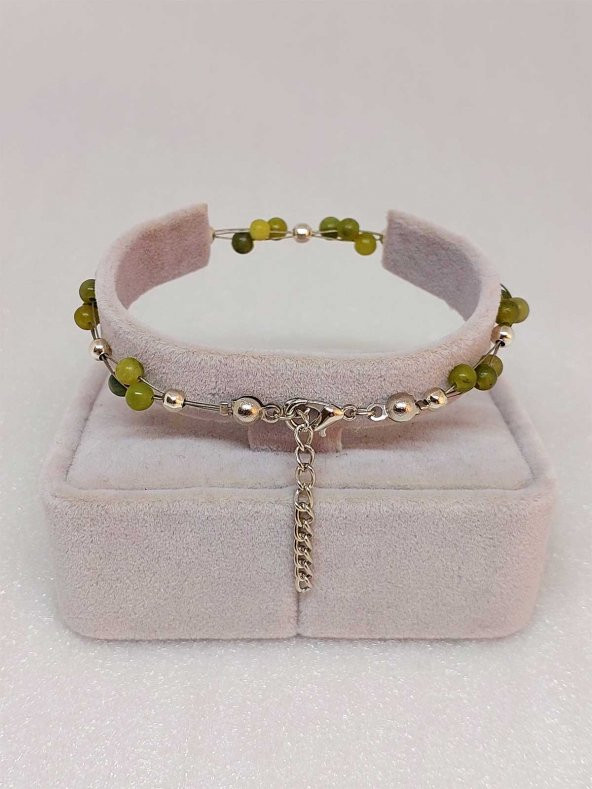 Yeşim Taşı Bileklik 4mm - Resim 3