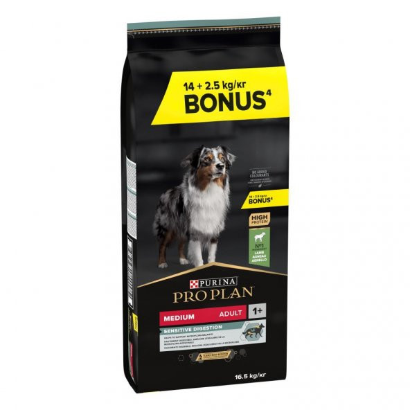 Pro Plan Kuzu Etli Yetişkin Kuru Köpek Maması 14 2,5 Kg