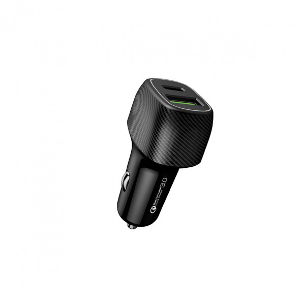 PD Quick Charge 3.0 USBx2 6A 36 Watt Araç İçi Şarj Aleti