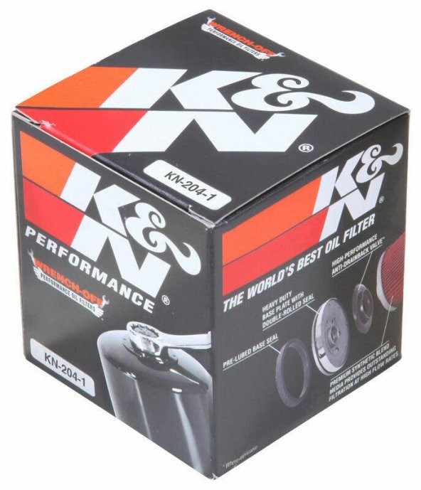 K&N KN-204 2020-2022 Honda CRF1100L Africa Twin Adventure Sports DCT (ES) Uyumlu Yağ Filtresi