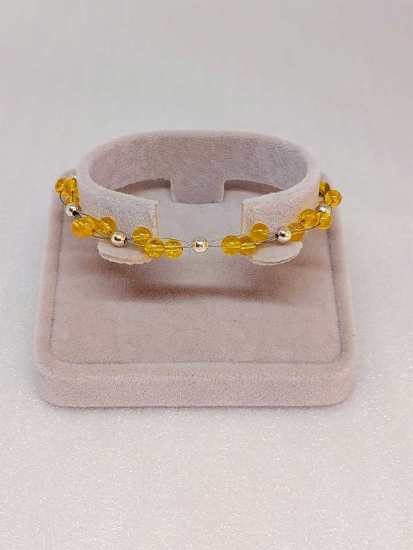 Sitrin Taşı Bileklik 4mm ürün görseli