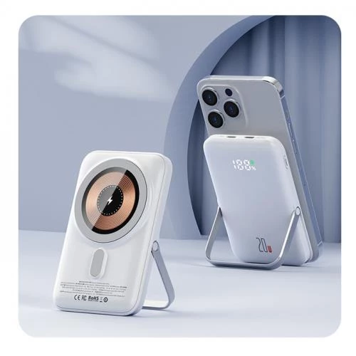 Coofbe Super Şarj Göstergeli Standlı Magsafe 20W 10000mAh Powerbank İphone Powerbank İphone 14 13 12 - 6