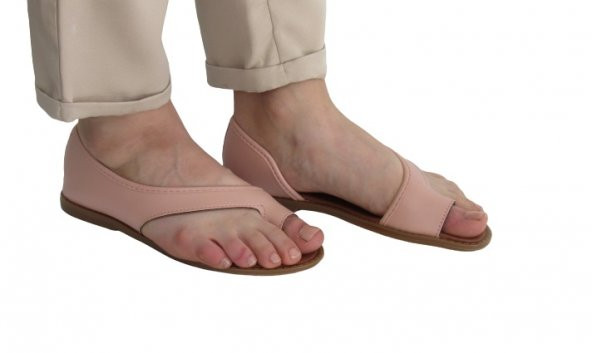 Kadın Pembe Parmak Arası Sandalet